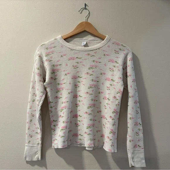 Floral thermal top ASO Rachel Green - Picture 1 of 6